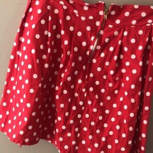 Polka dot skirt